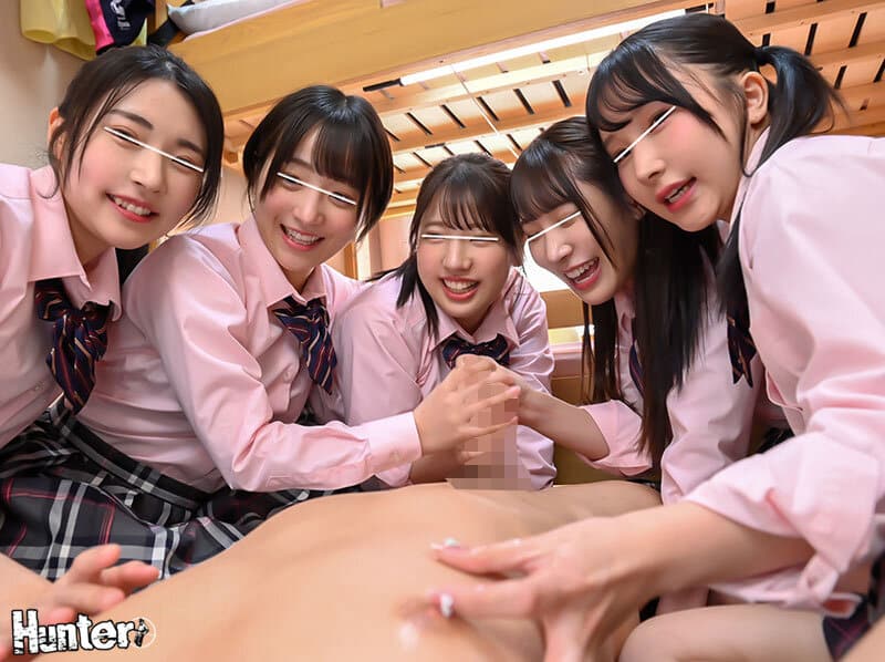 เอวีนักเรียน ฮาเร็มร้อน หอนอนสาวนักกีฬา HUNTC-431 ALL STAR 5