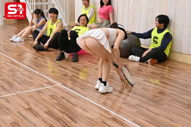 หนังโป๊ญี่ปุ่น แฟนนักเทนนิสคือสาวบริการคลับ SNOS-286 Yuri Adachi 4